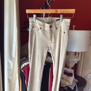 Chic Beige Skinny leather pants from rag and bone